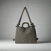 Emilia | Unieke Puffer Handtas - Grijs - #Calora#