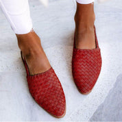 Flats - Handwoven Textile Blend Upper & Breathable Fit