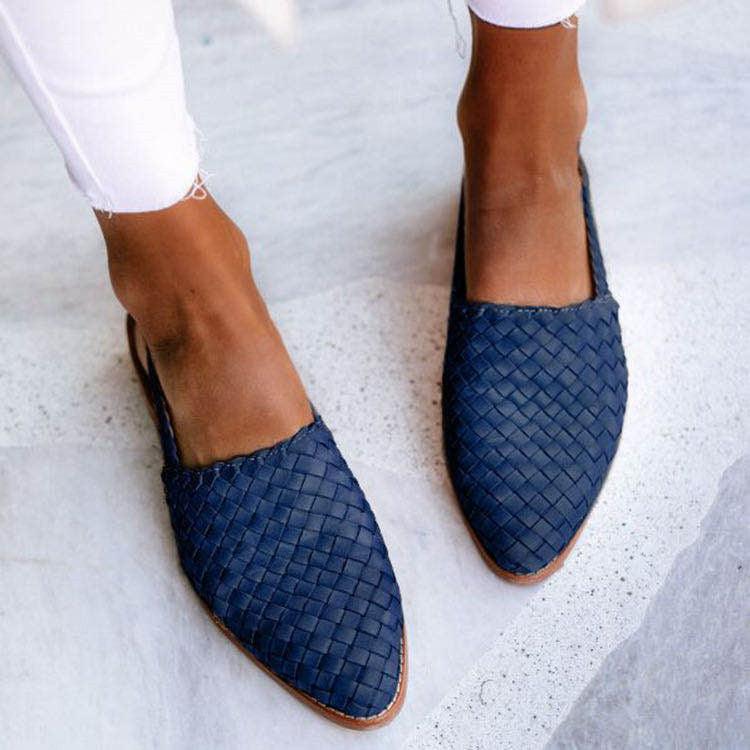 Flats - Handwoven Textile Blend Upper & Breathable Fit