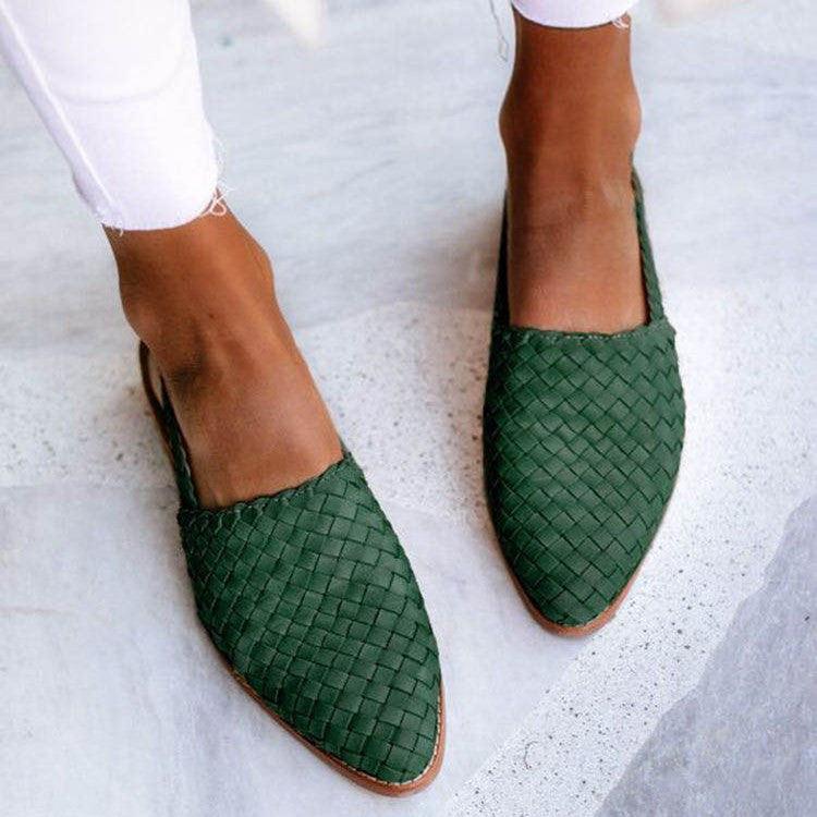 Flats - Handwoven Textile Blend Upper & Breathable Fit