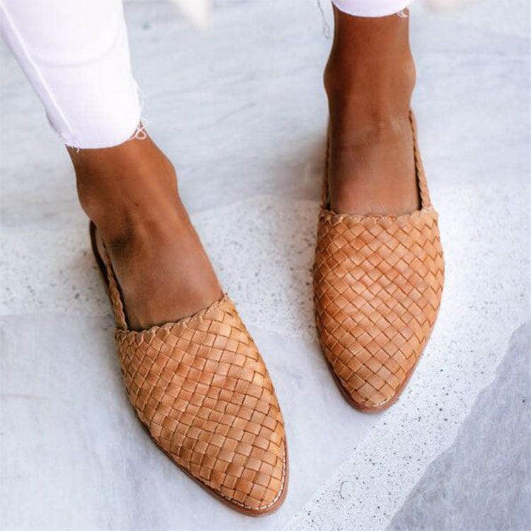 Flats - Handwoven Textile Blend Upper & Breathable Fit