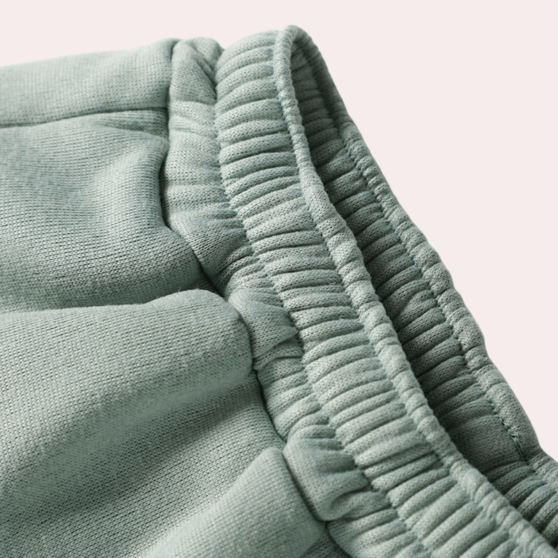 Katoenmix Jogging Dames Set met Halve Rits | Zacht Katoen