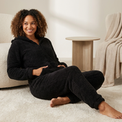 SnugglePaws Fleece Onesie Dames | Superzachte Onesie met Berenoortjes | Warme Loungewear