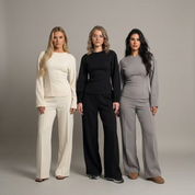 Chique Dames Set – Elegante Tweedelige Outfit met Flatterende Pasvorm