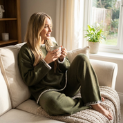 Zachte Comfort Set Dames – Gebreide Tweedelige Outfit voor Winterwarmte