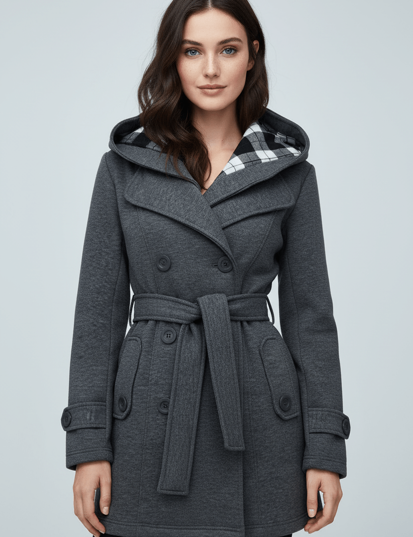 Johanna | Stilvoller langer Wintermantel aus Wollmischung 0