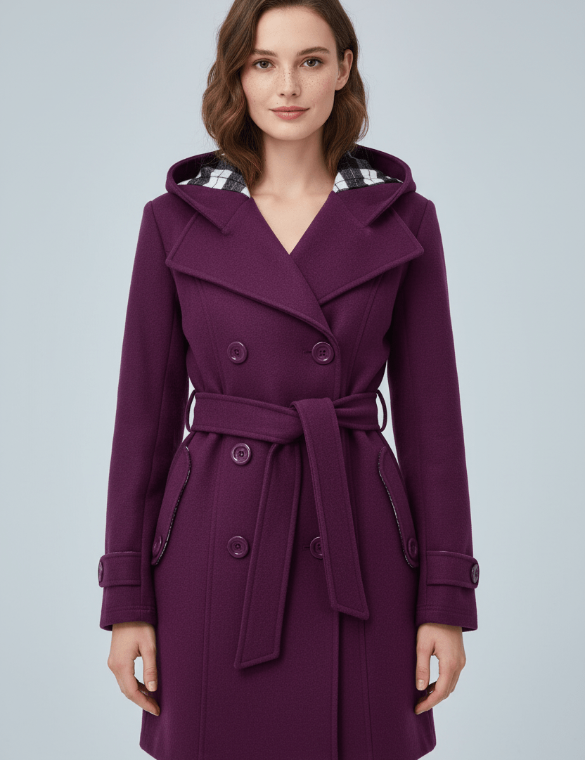 Johanna | Stilvoller langer Wintermantel aus Wollmischung 1