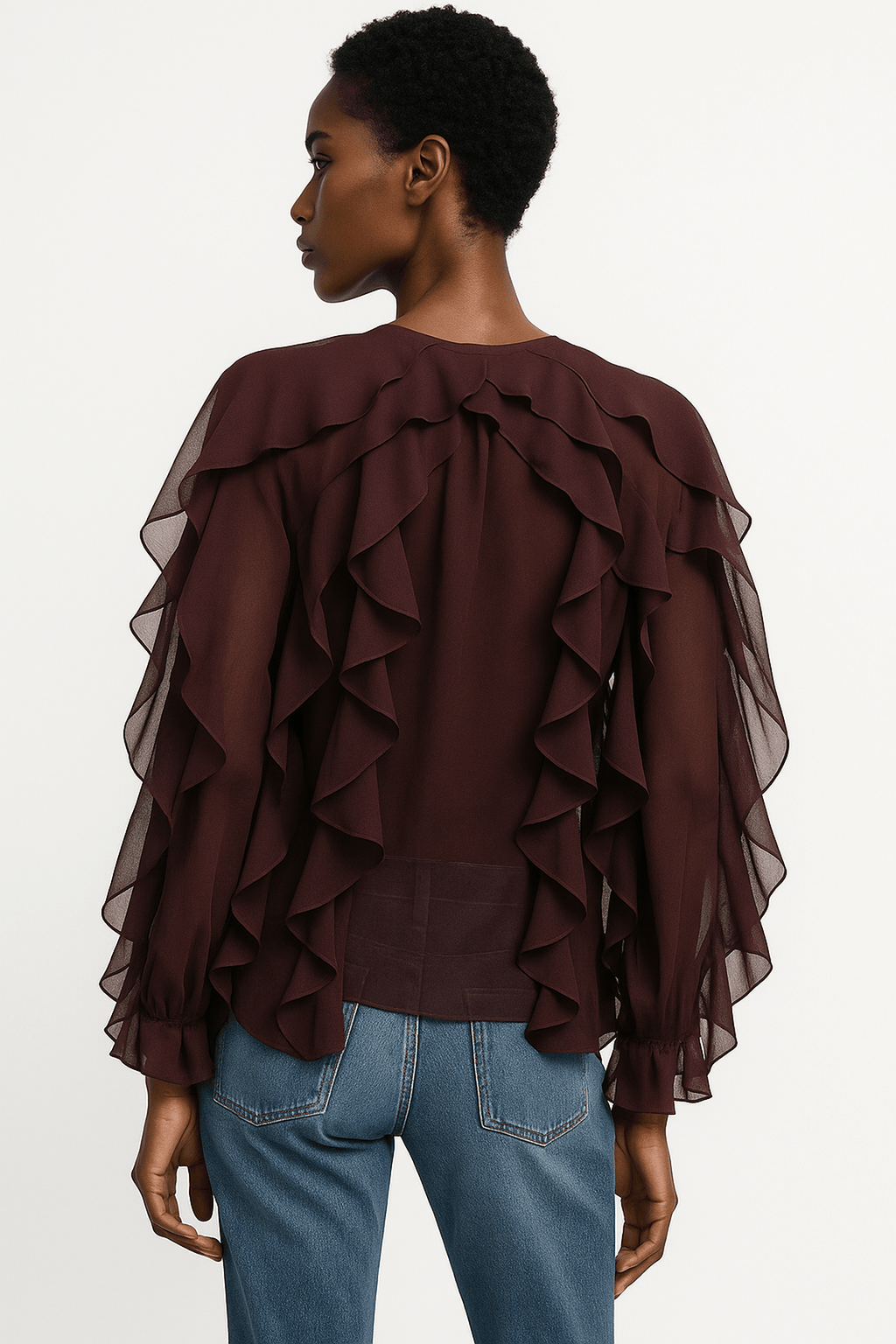 Dea Studios Blouse met Ruches