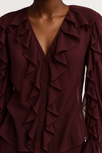 Dea Studios Blouse met Ruches