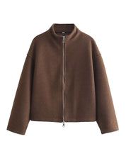 Dames Bomberjack Bruin – Winddicht & Lichtgewicht