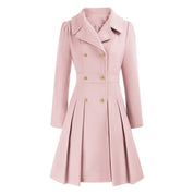 Getailleerde Trenchcoat voor Dames – Elegante Lange Jas met Klassieke Pasvorm