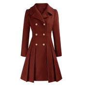 Getailleerde Trenchcoat voor Dames – Elegante Lange Jas met Klassieke Pasvorm