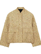 Dea Studios Pailletten Tweed Jasje