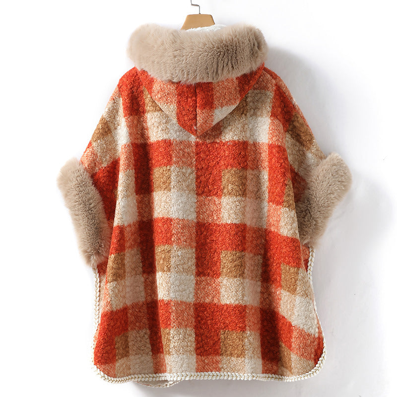 Dea Studios Plaid Cape