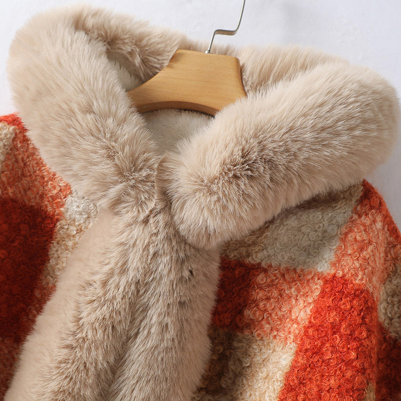 Dea Studios Plaid Cape