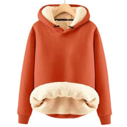 Oversized Dames Fleece Hoodie met Sherpa Voering
