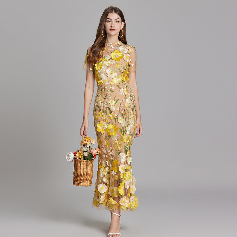 Maxi Jurk met Bloemenprint voor Dames – Elegante Zomerjurk met Floral Design