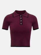 Dea Studios Gebreide Polo Top