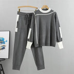 Dea Studios Gebreide Jogging Set Grijs