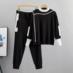 Dea Studios Gebreide Jogging Set Grijs