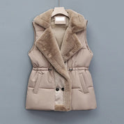 Luxe Faux Fur Gilet voor Dames – Zacht Imitatiebont Bodywarmer in Chique Winterstijl