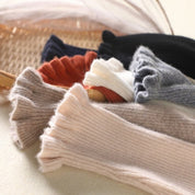 Dames Gebreide Longsleeve met Ruches Details