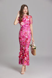 Maxi Jurk met Bloemenprint voor Dames – Elegante Zomerjurk met Floral Design