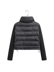 Cropped Puffer Jas voor Dames – Trendy Korte Gewatteerde Jas