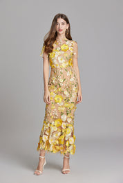 Maxi Jurk met Bloemenprint voor Dames – Elegante Zomerjurk met Floral Design