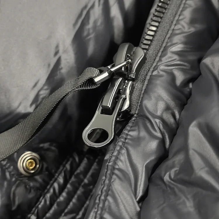 Dames Puffer Winterjas – Waterdichte Gewatteerde Jas met Warme Donsvulling voor Regen en Sneeuw