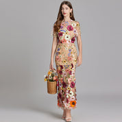 Maxi Jurk met Bloemenprint voor Dames – Elegante Zomerjurk met Floral Design