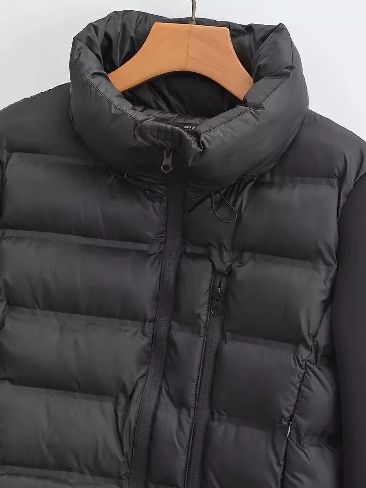 Dea Studios Cropped Puffer Jas