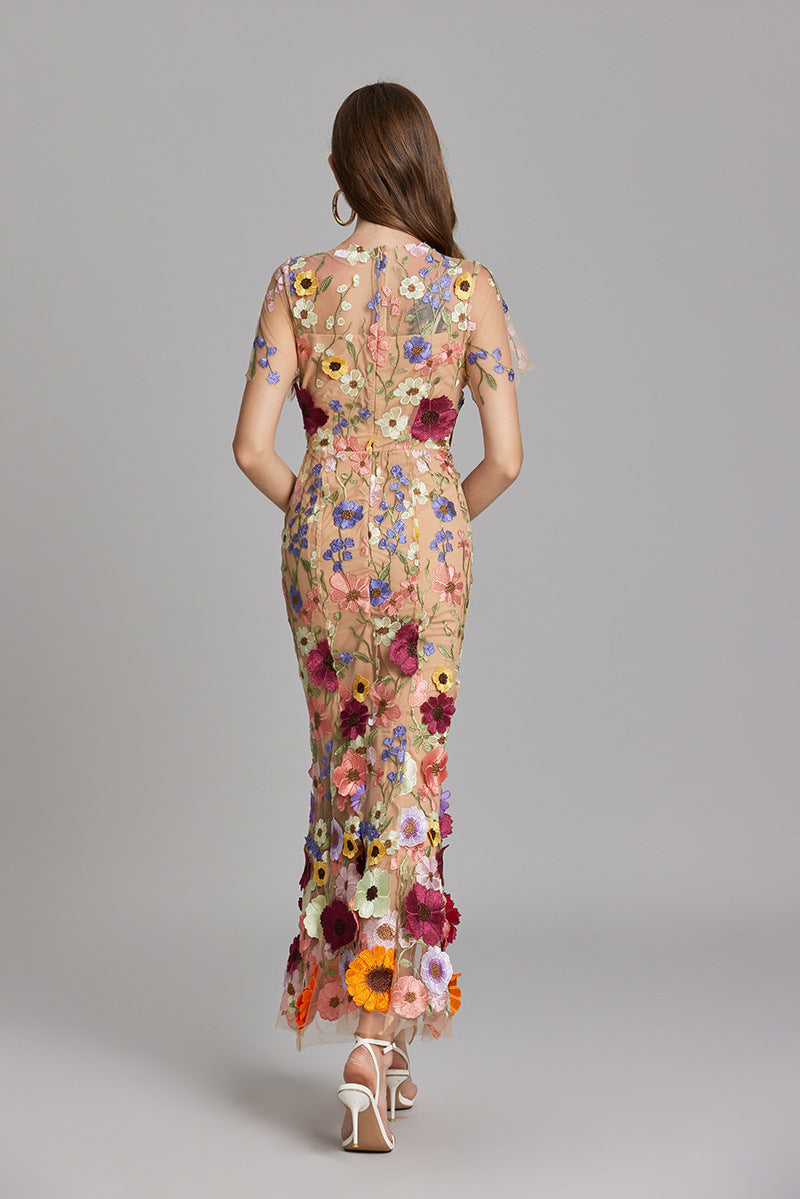 Maxi Jurk met Bloemenprint voor Dames – Elegante Zomerjurk met Floral Design