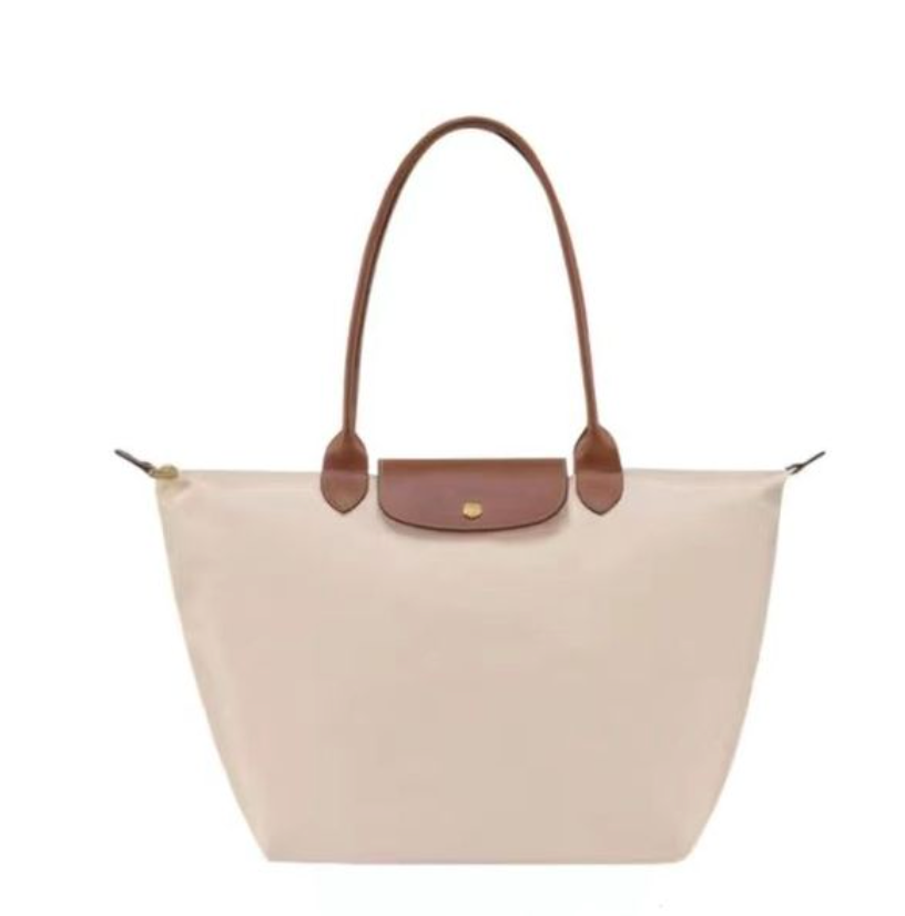 Dames Luxe Handtas met Leren Details – Grote Oxford Tas met Tijdloos Design