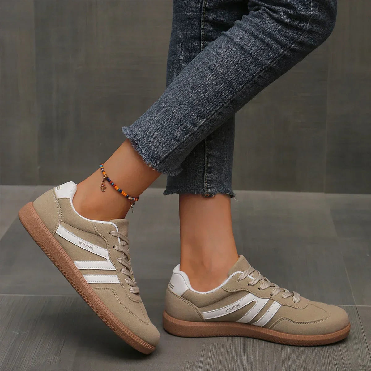 Orthopedische Dames Sneakers – Lichte Wandel­schoenen met Steun en Ademend Mesh