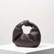 Bordeaux Croco Handtas - Tijdloos Design