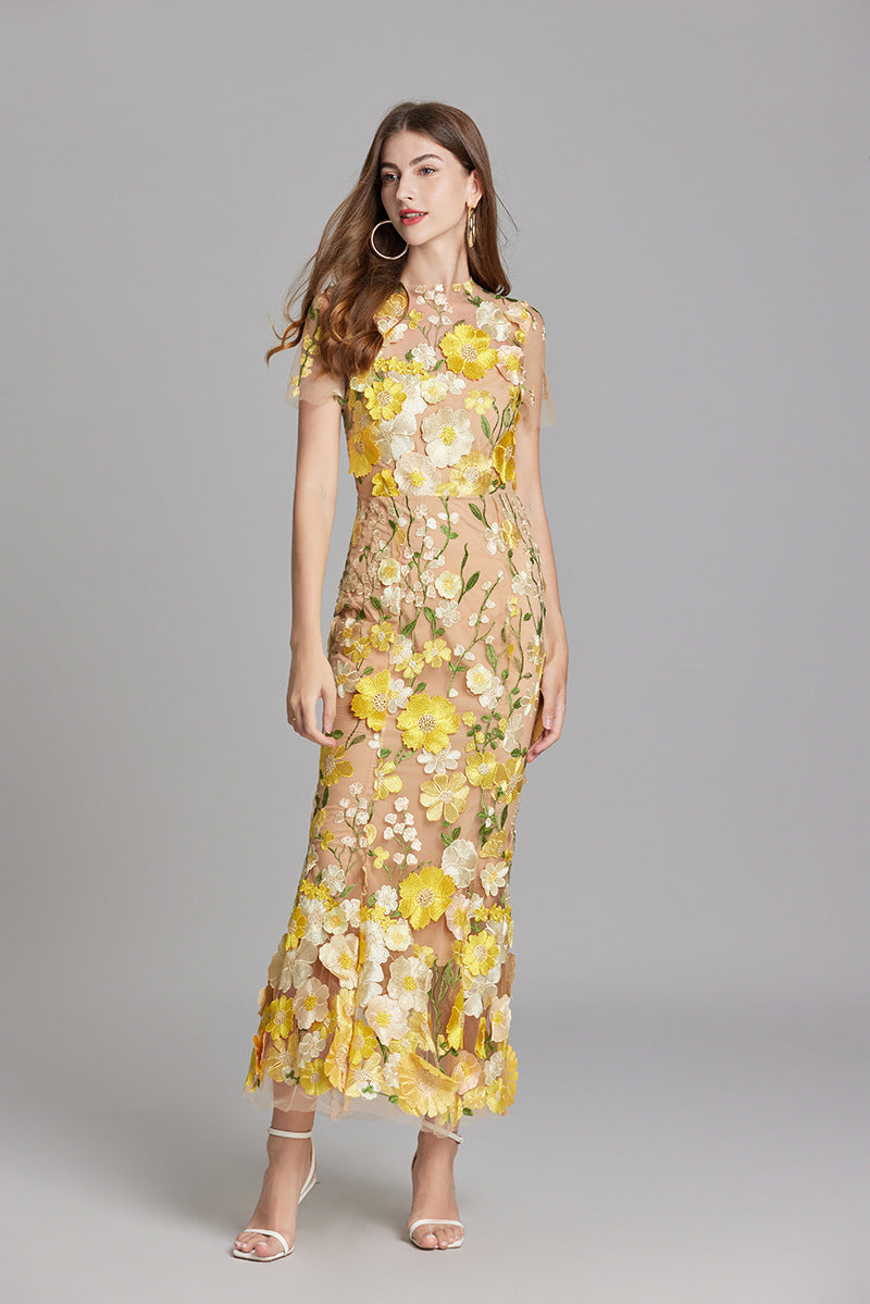 Maxi Jurk met Bloemenprint voor Dames – Elegante Zomerjurk met Floral Design