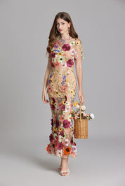 Maxi Jurk met Bloemenprint voor Dames – Elegante Zomerjurk met Floral Design