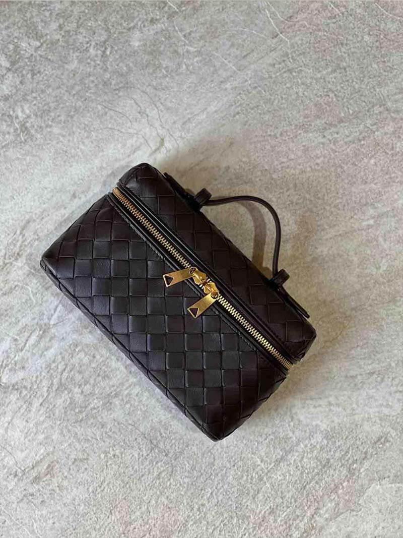 Leren Crossbodytas met Luxe Gouden Ritsen