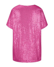 Pailletten T-shirt Dames – Stijlvol Glinsterend Shirt voor Feestelijke Gelegenheden