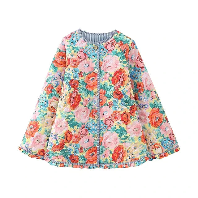 Damesjas met Bloemenprint – Trendy Voorjaarsjas