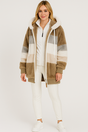 Vrouwen Pluche Capuchonjas – Cozy & Comfortabel