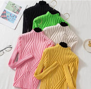 Gebreide Dames Coltrui met Abstracte Lijnen