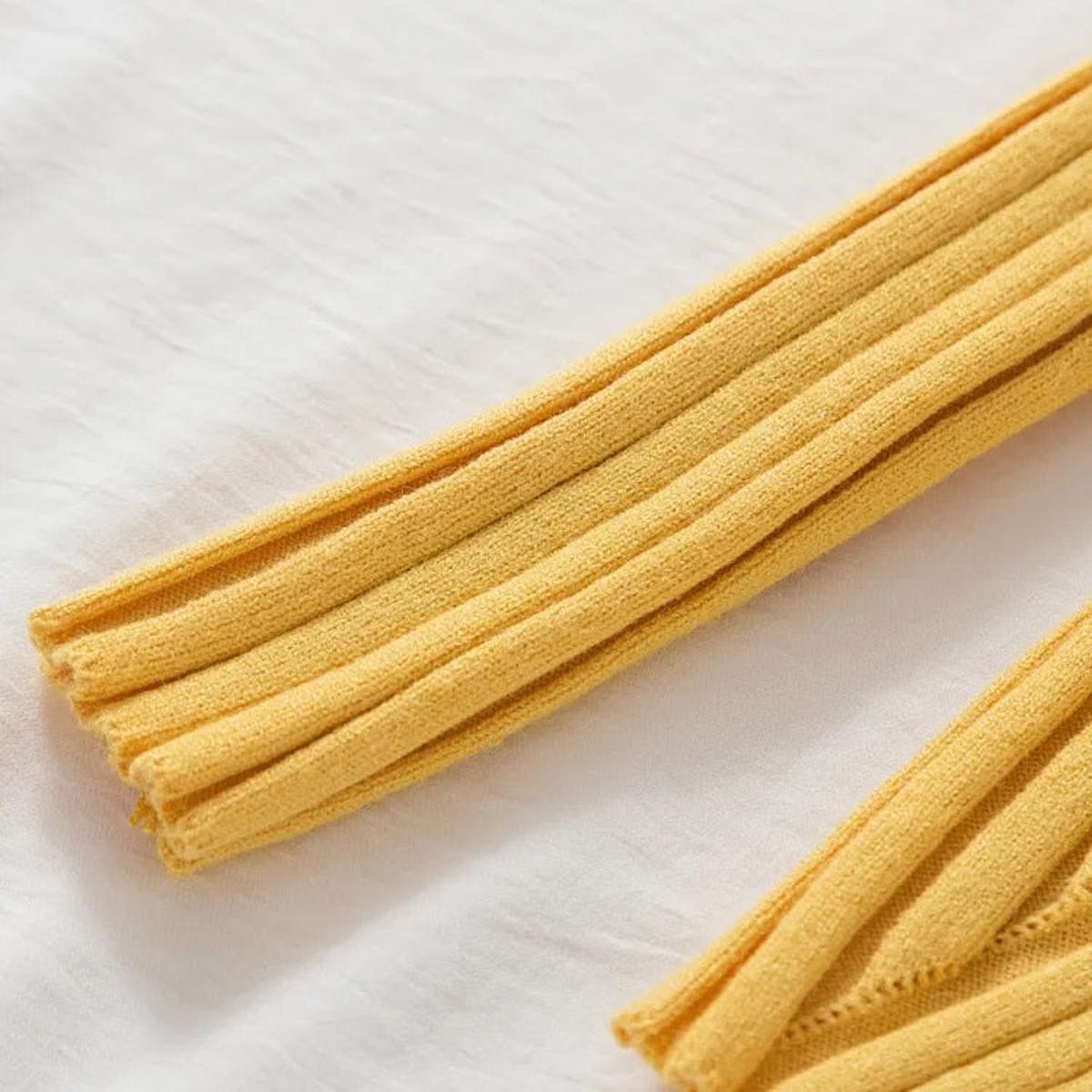 Gebreide Dames Coltrui met Abstracte Lijnen