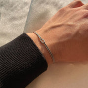 Unisex Roestvrij Staal Armband met Liefdesknoop Detail