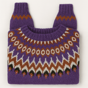 Retro Gebreide Damestrui – Zachte Vintage Look