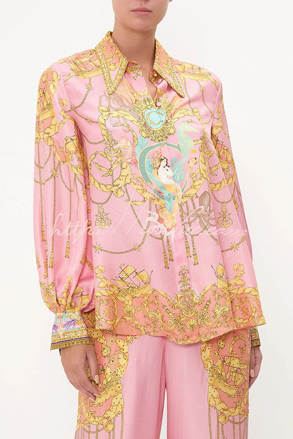 Zijden Loungewear Set voor Dames – Luxe Comfortabele Satijnen Lounge Set