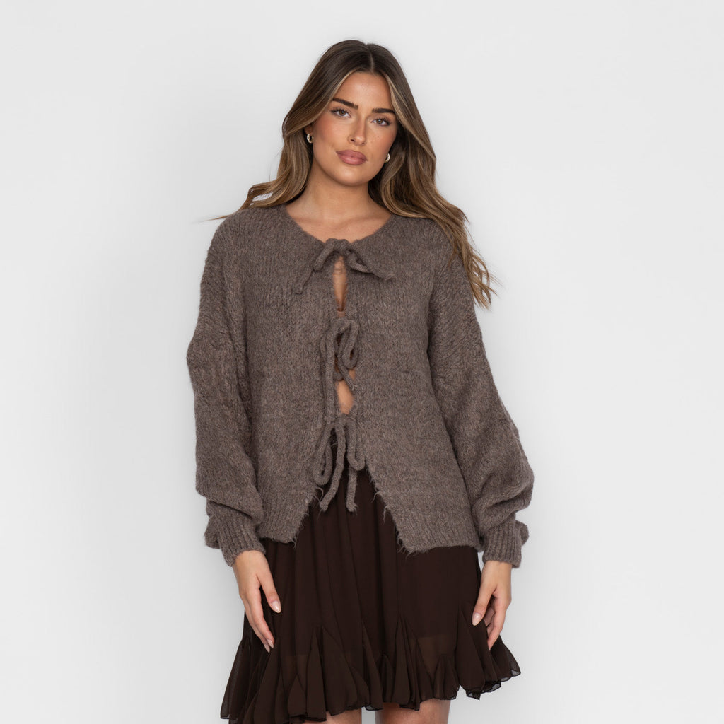 Gebreide Cardigan met Lusje