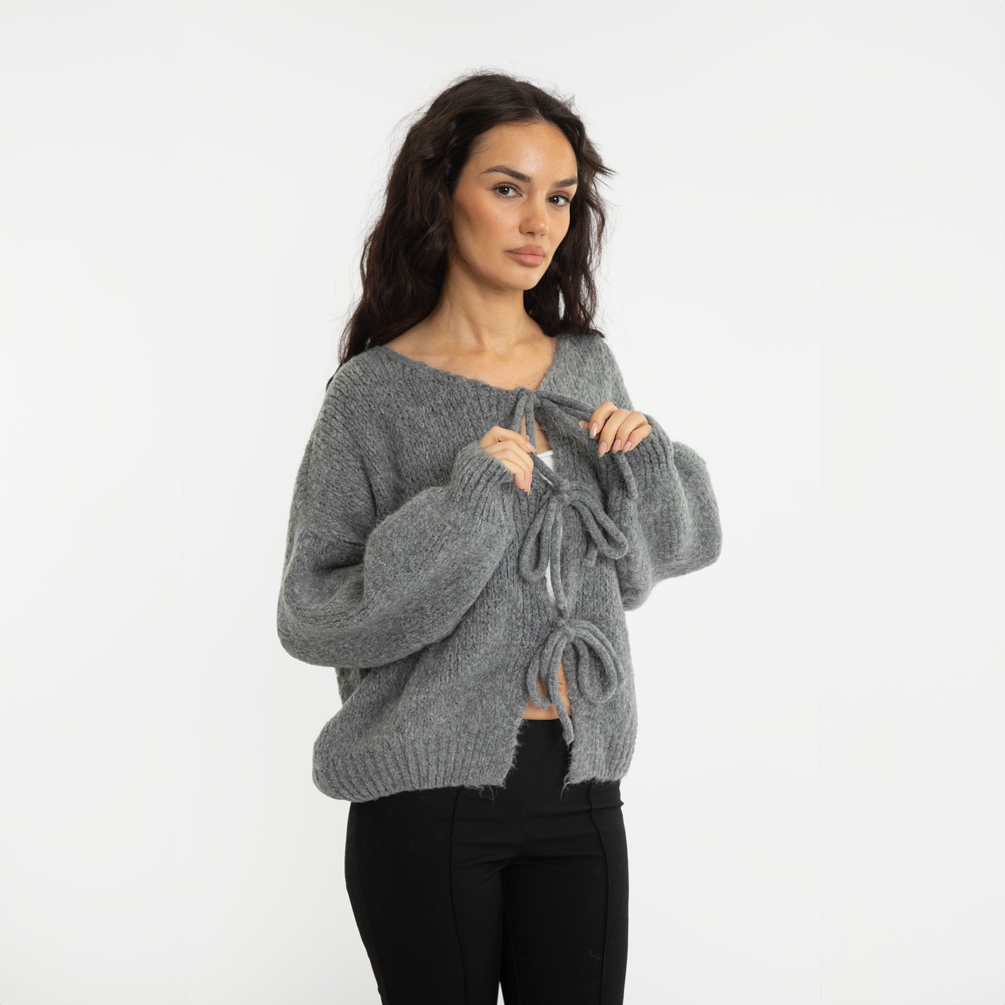 Gebreide Cardigan met Lusje