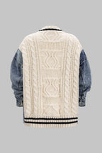 Dea Studios Denim Knit Cardigan